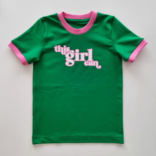 This Girl Can Ringer Tee