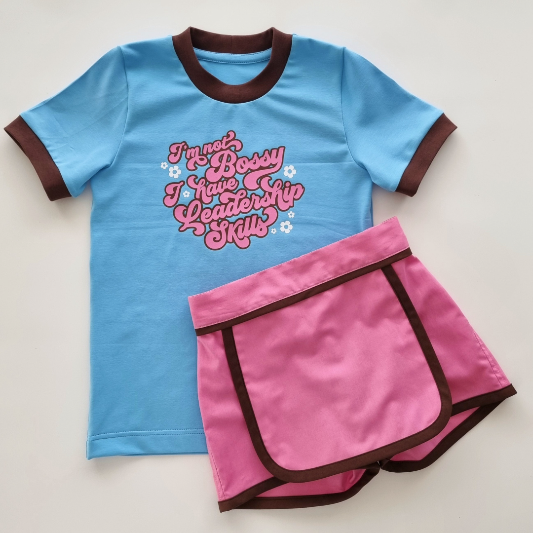 Scooter Skort in Bubble Gum Pink