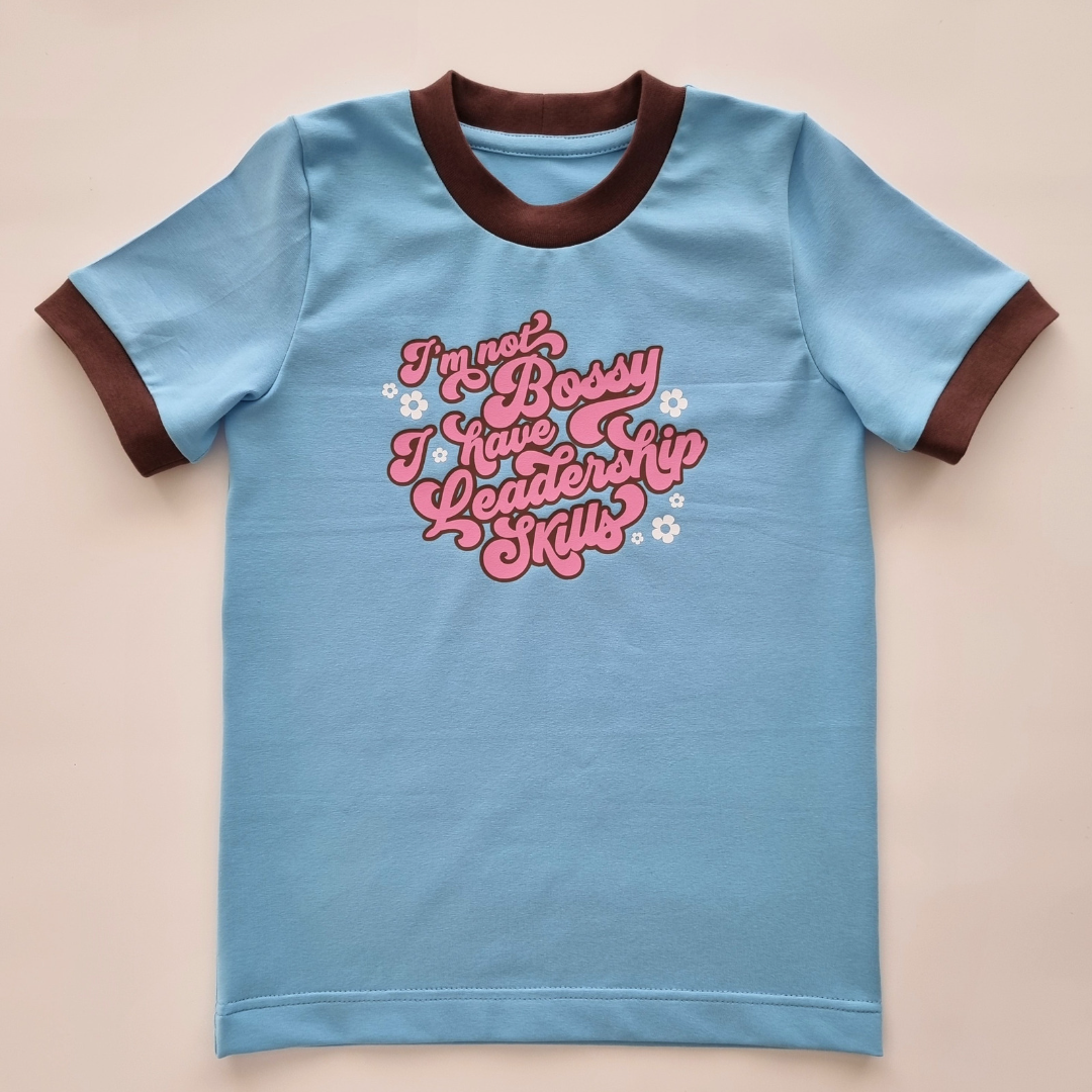 I'm Not Bossy Ringer Tee
