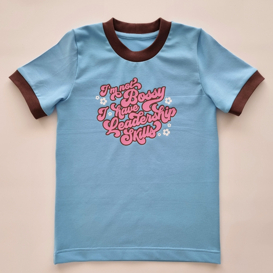 I'm Not Bossy Ringer Tee