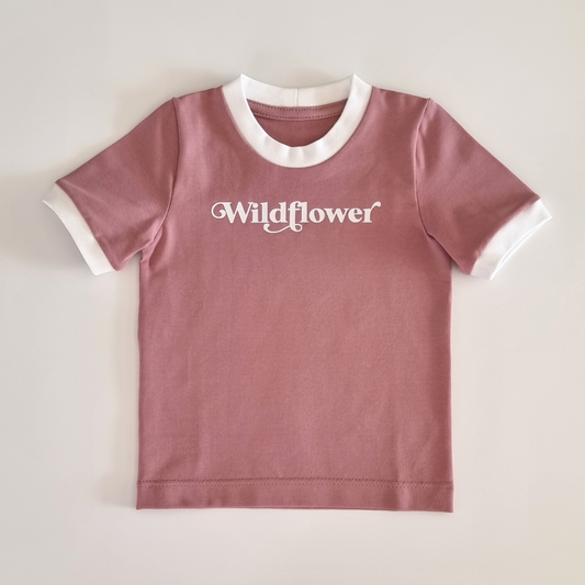 Wildflower Ringer Tee