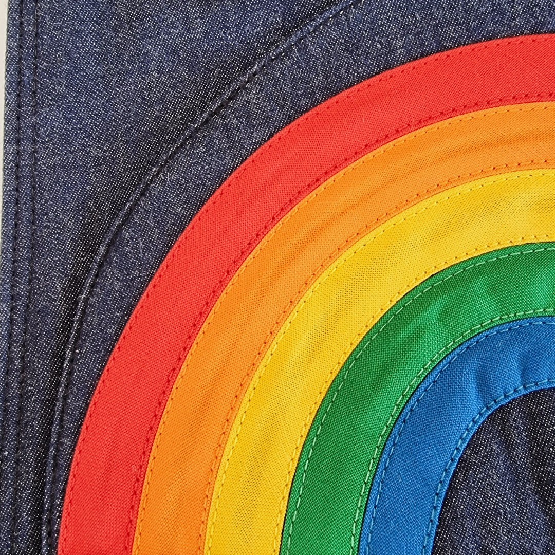Rainbow Pocket Overalls